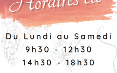 Horaires d’été