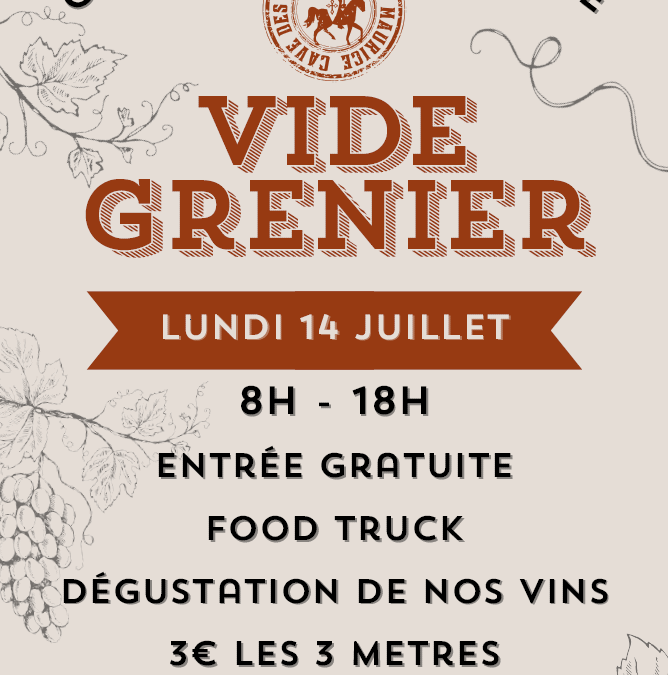 Vide grenier 14 juillet