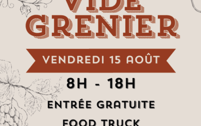 Vide grenier 15 aout