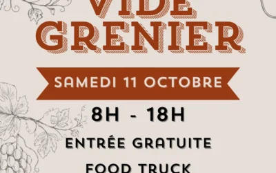 Vide grenier 11 octobre