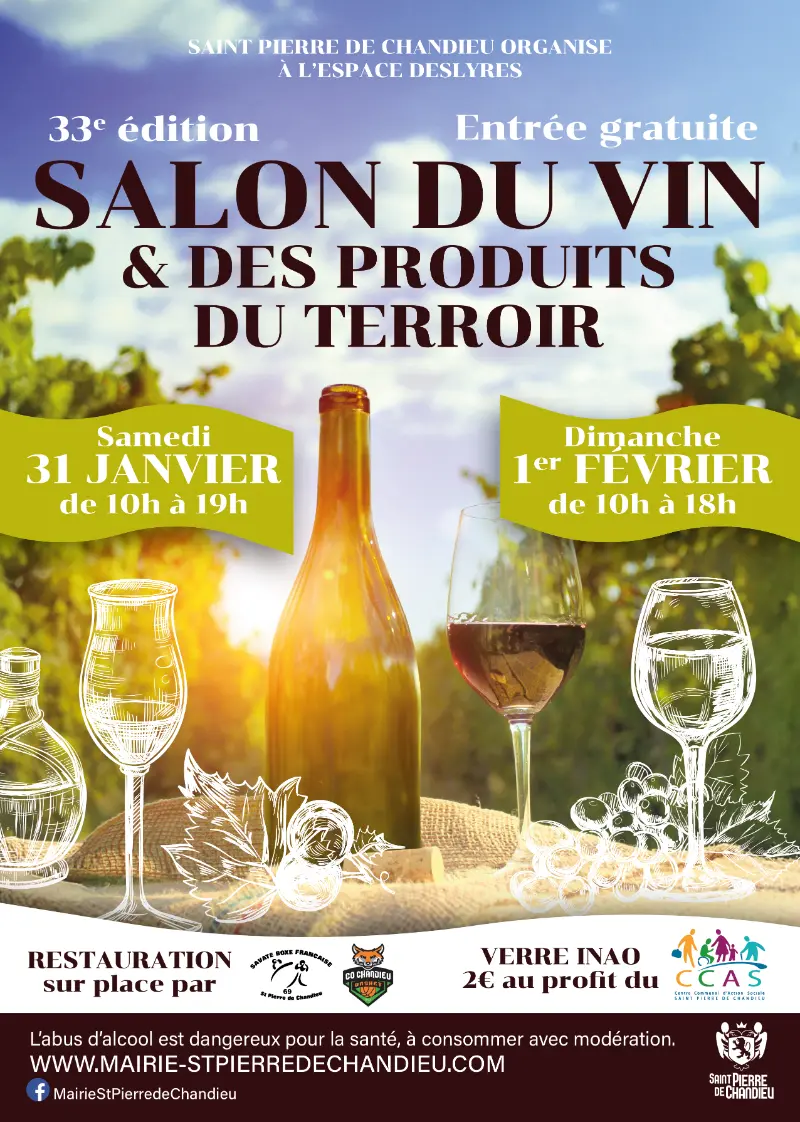 33c édition, SALON DU VIN & DES PRODUITS DU TERROIR