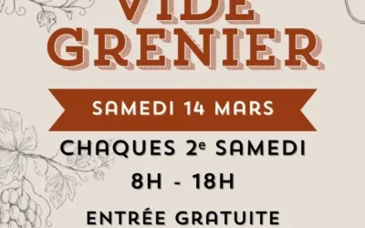 Vide Grenier samedi 14 Mars