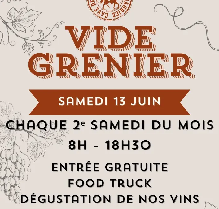 Vide grenier Samedi 13 juin