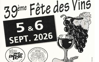 VOYER : 39ème Fête des Vins 5 & 6 SEPT. 2026